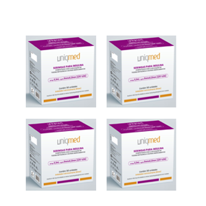 Seringa Botox 0,3ml 5mm x 0,23mm 32g (30ui) - 400 Seringas - UNIQMED