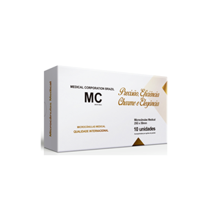 Cânula 25G x 50mm - 10 cânulas (1 caixa) - Preenchimento Facial - MEDICAL.