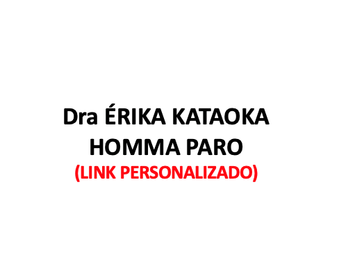 Produtos Diversos - EDra ERIKA KATAOKA HOMMA PARO - (LINK PERSONALIZADO)