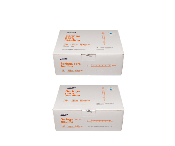 Seringa Botox 1ml 6mm X 0,25mm 31G Ultrafina (100ui) - 200x - CEPALAB