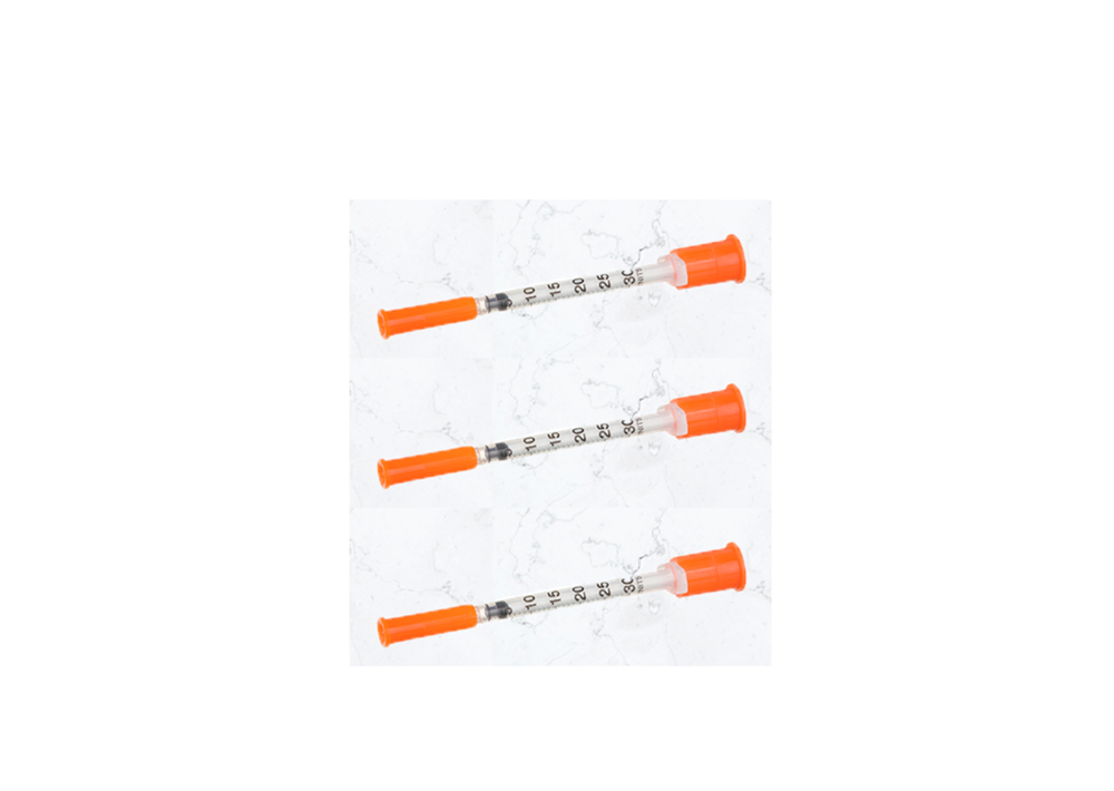 Seringa Botox 0,3ml 6mm x 0,25mm 31g (30ui) - 100 Seringas - UNIQMED