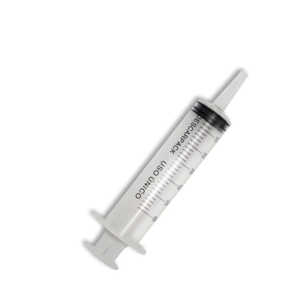 Seringa 60ml sem agulha - Bico CATÉTER - 50 Seringas - DESCARPACK