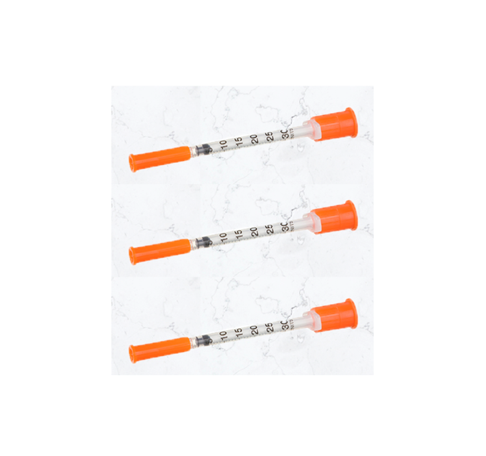 Seringa Botox 0,3ml 5mm x 0,23mm 32g (30ui) - 400 Seringas - UNIQMED