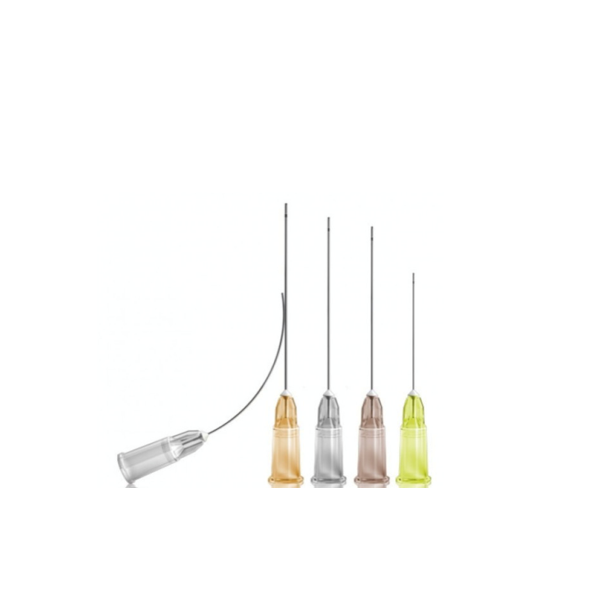 Cânula 22G x 50mm - 10 cânulas (1 caixa) - Preenchimento Facial - FABINJECT.