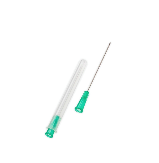 Agulha 21G 1 - 25mm x 0,80mm - 200 agulhas (canhão verde) - DESCARPACK