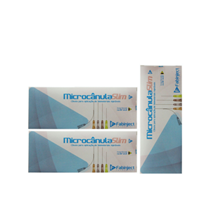 Cânula 25G x 38mm - 30 cânulas (3 caixas) - Preenchimento Facial - FABINJECT