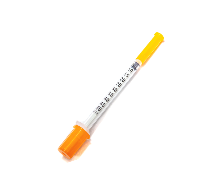 Seringa Insulina Ultrafina 0,5ml 6mm X 0,25mm (50ui) - CEPALAB