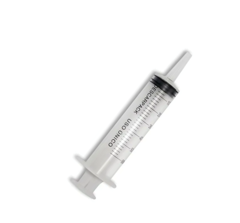 Seringa 60ml sem agulha - Bico CATÉTER - 25 Seringas - DESCARPACK