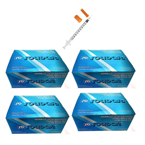 Seringa Botox 1ml 8mm X 0,30mm 30G (100ui) - 400 Seringas - SOLIDOR