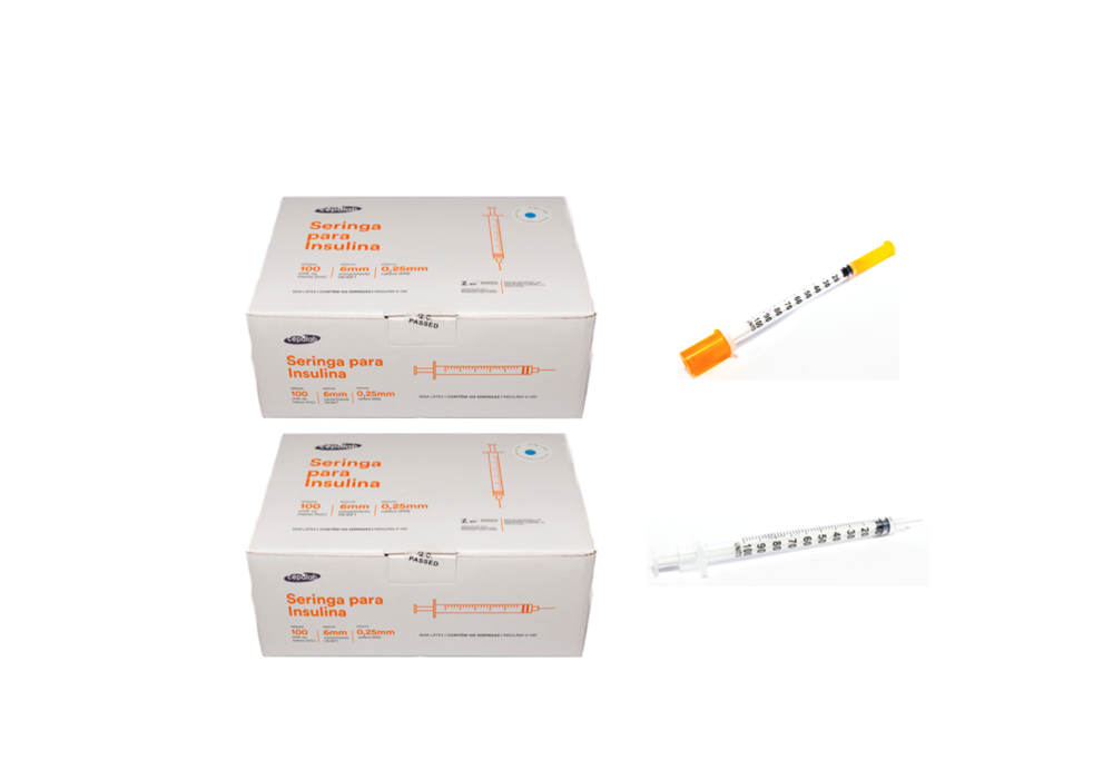 Seringa Botox 1ml 6mm X 0,25mm 31G Ultrafina (100ui) - 200 Seringas - CEPALAB