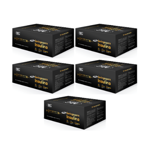 Seringa Insulina 0,3ml 6mm X 0,25mm Ultrafina (30ui) - 500 seringas - MEDICAL