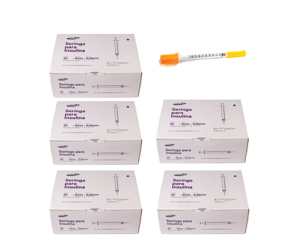 Seringa Botox 0,5ml 6mm X 0,25mm 31G Ultrafina (50ui) - 500 Seringas - CEPALAB