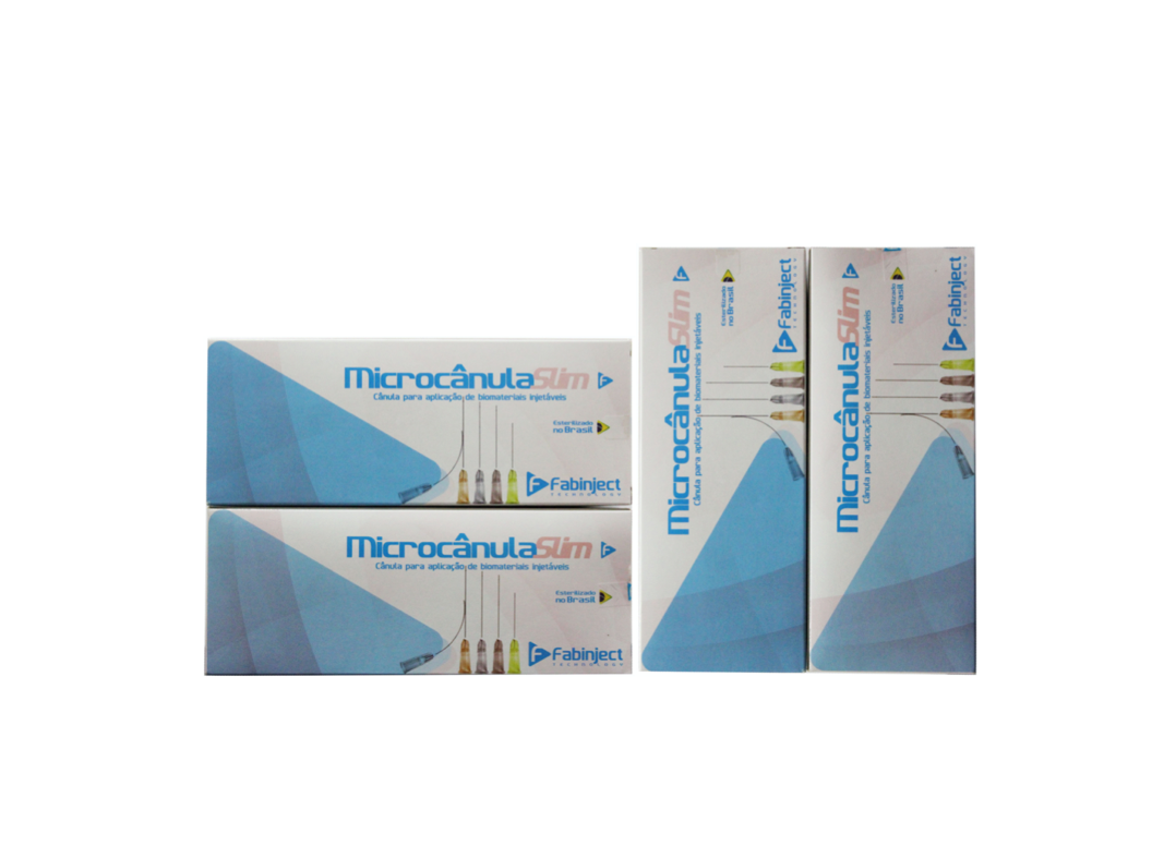 Cânula 25G x 38mm (20x) + 25G x 50mm (10x) + 22G x 50mm (10x) - FABINJECT