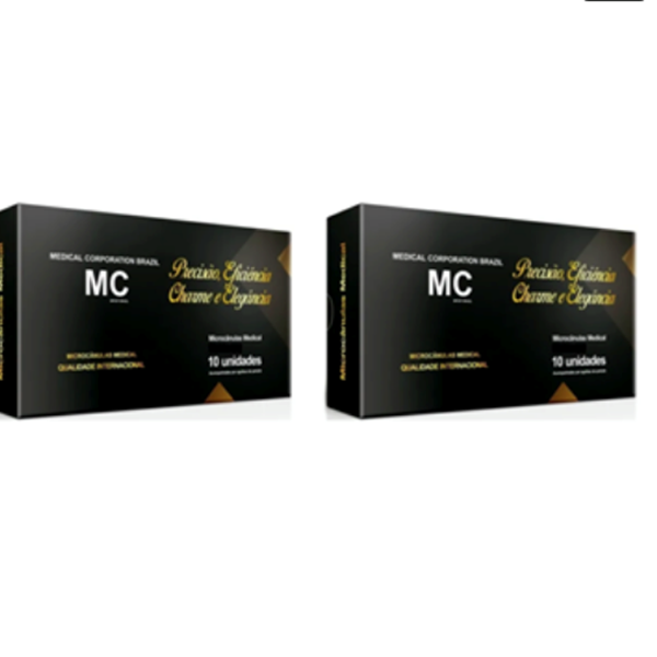 Cânula 22G x 50mm (10x) e 22G x 70mm (10x) (20 cânulas total) - Preenchimento Facial - MEDICAL.