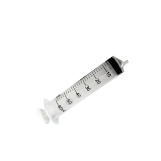 Seringa 60ml sem agulha - Bico SLIP (encaixar) - 50 Seringas - DESCARPACK