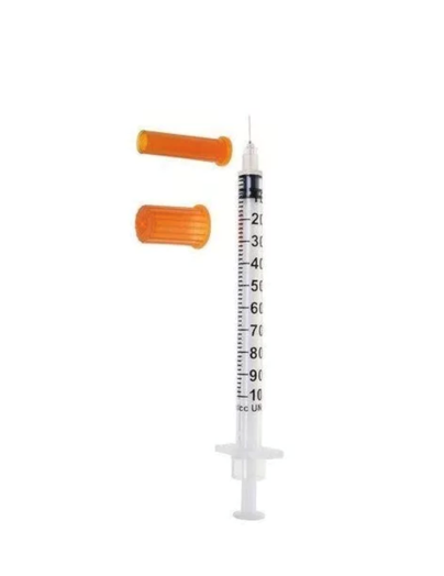 Seringa Insulina 1ml 8mm X 0,3mm (100ui) - 800 Seringas - SOLIDOR
