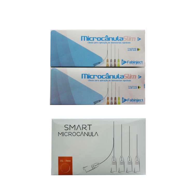 Cânula 22G x 50mm (10x) + Cânula 18G x 70mm (10x) + Cânula 25G x 70mm (10x)