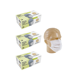 Máscara cirúrgica descartável tripla proteção com filtro - 150 máscaras - DESCARPACK