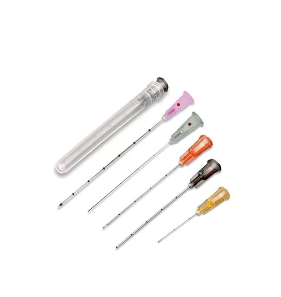 Cânula 25G x 50mm - 10 cânulas (1 caixa) - Preenchimento Facial - SMART.